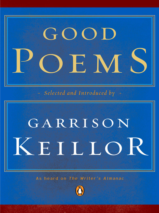 Title details for Good Poems by Various - Available